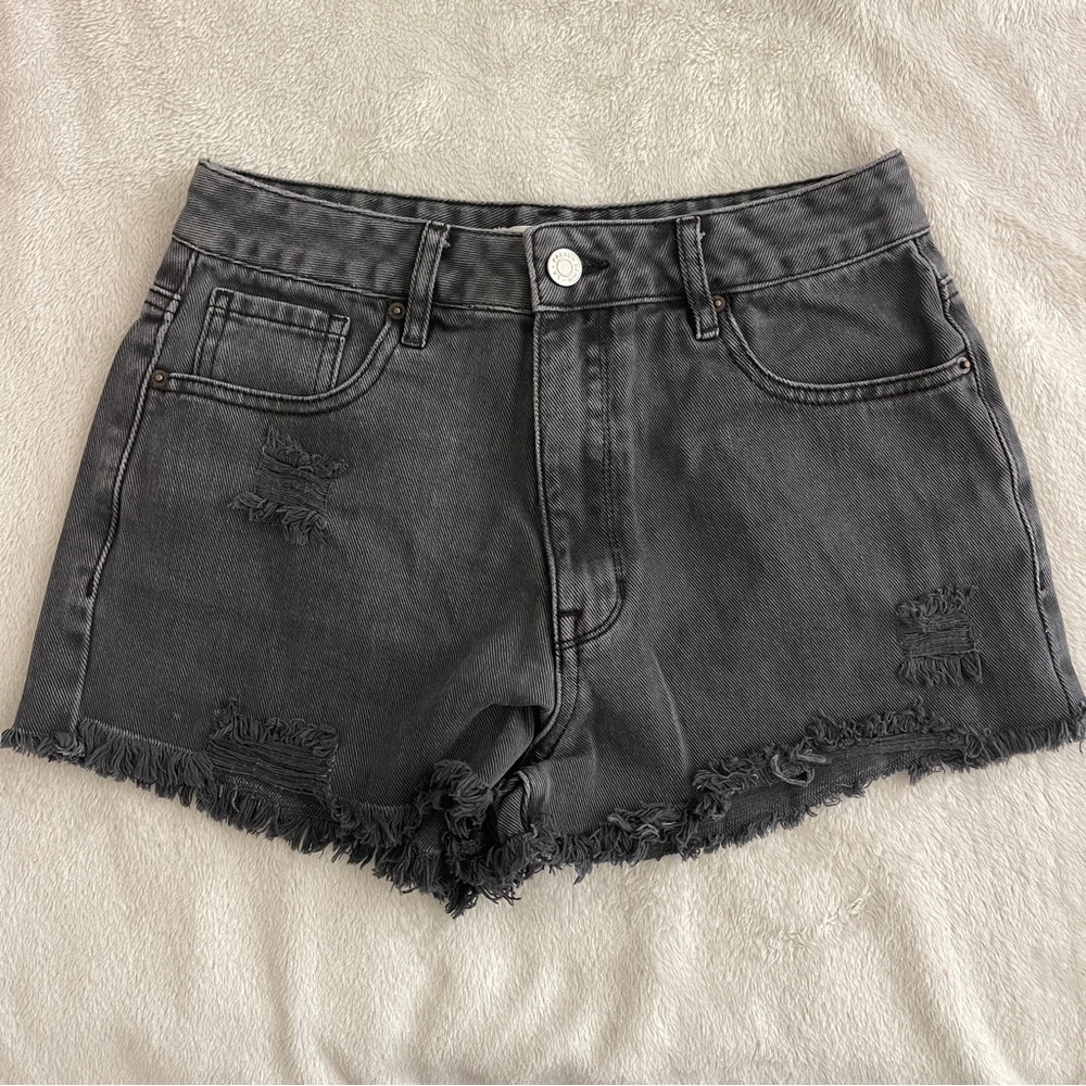 Pac Sun size 26 Distressed High Rise Denim Shorts